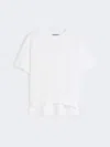 Max Mara Jersey Boxy T-shirt In White