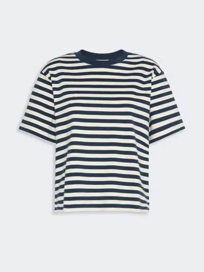 Max Mara Jersey Boxy T-shirt In Blue