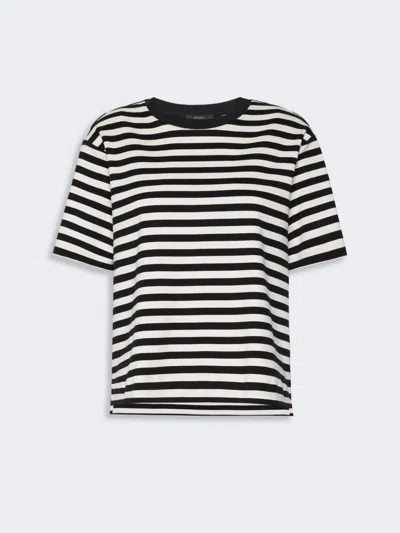 Max Mara Jersey Boxy T-shirt In Multi