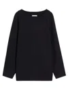 Max Mara Knitwear With Button Detail And Raglan Sleeves In Blue