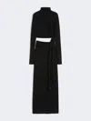 Max Mara Jersey Dress With Knot In Black