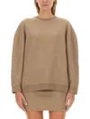 Max Mara Jersey Elvira In Beige