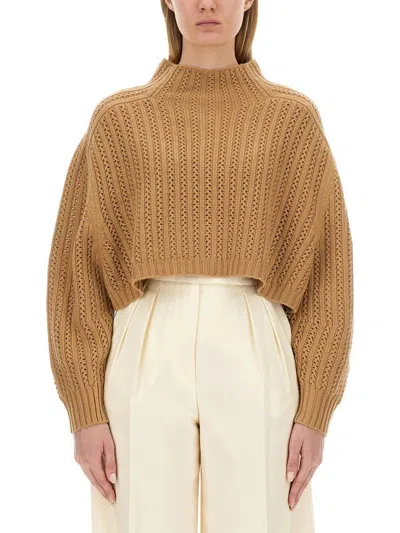 Max Mara Women's Jersey Hodeida In Beige