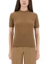 Max Mara Jersey Jeric In Brown