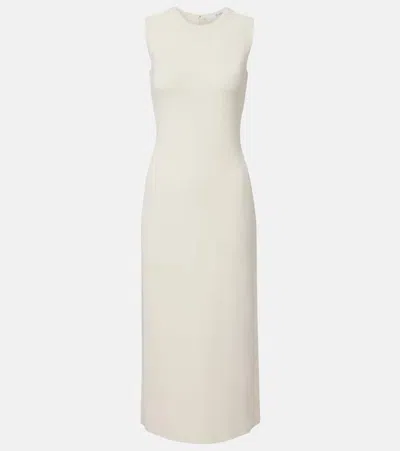 Max Mara Jersey Maxi Dress In Neutral