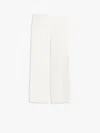 Max Mara Jersey Pants In White