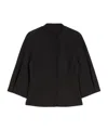Max Mara Jersey Piqué Jacket In Black