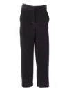 Max Mara Jersey Pocket Trousers In Black