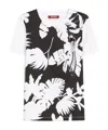 Max Mara Floral Printed Crewneck T-shirt In White
