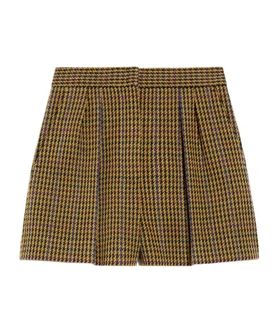 Max Mara Jersey Shorts In Brown