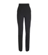 Max Mara Jersey Slim Trousers In Black