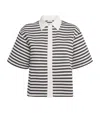 Max Mara Jersey Stripe Short-sleeve Wilson Shirt In Multi