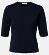 Max Mara Jersey Top In Blue