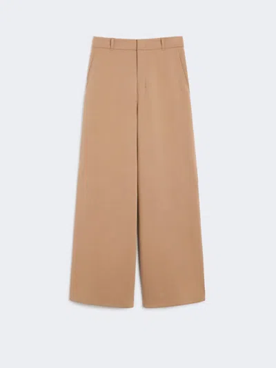 Max Mara Jersey Trousers In Brown