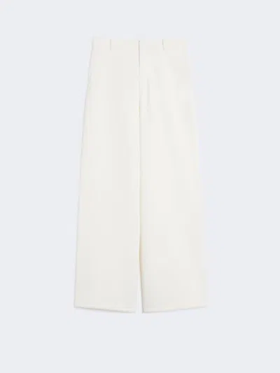 Max Mara Jersey Trousers In White