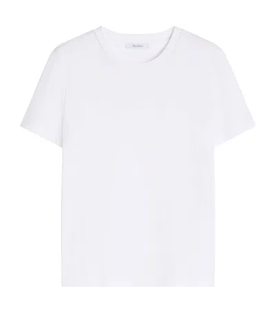 Max Mara Jersey T-shirt In White