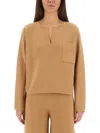 Max Mara Jersey Zibello In Brown