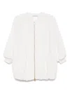 Max Mara Ivory Wool Blend Cirino Jacket In White