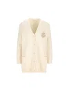 Max Mara Knit Cardigan With Ribbed Cuffs And Hem
