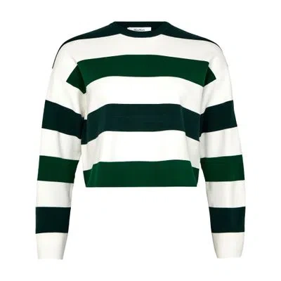 Max Mara Jesone Round Neck Sweater In Green