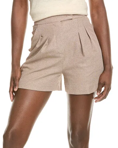Max Mara Jessica Jersey Short In Neutral