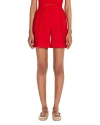 Max Mara Jessica Virgin Wool Shorts In Red