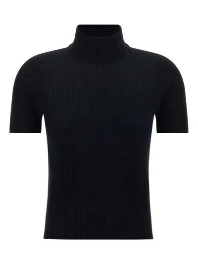 MAX MARA JNAGY RIBBED HIGH-NECK SWEATER
