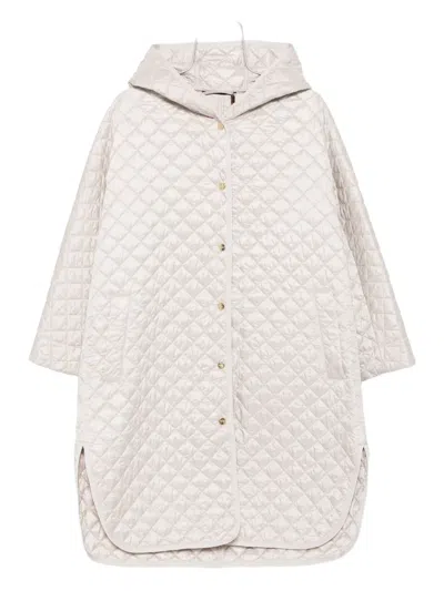 Max Mara Joan Coat In Neutral