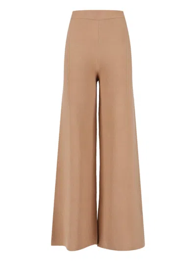 Max Mara Joggers In Brown