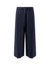 Max Mara Women Jour Cotton Trousers