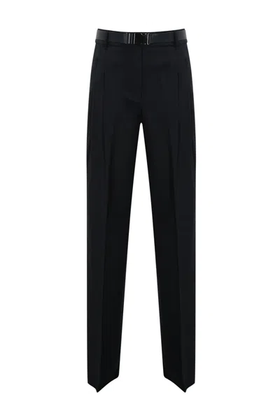 Max Mara Juanita Wool Trousers In Blue