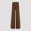 Max Mara Judy Knit Pants In Wool And Cashmere In Brown