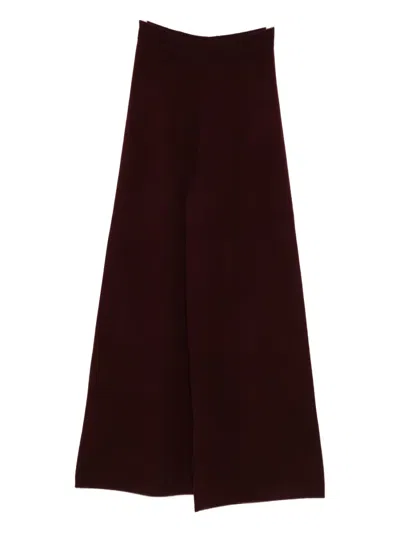 Max Mara Judy Trousers In Red