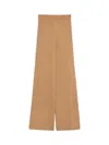 Max Mara Camel Wool Blend Judy Pant In Brown