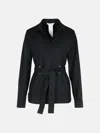 Max Mara 'juglas' Black Cotton Shirt In Black