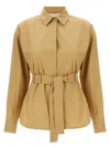 Max Mara Beige Juglas Shirt In Brown