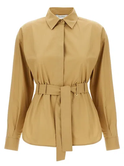 Max Mara Juglas Shirt And Blouse Beige