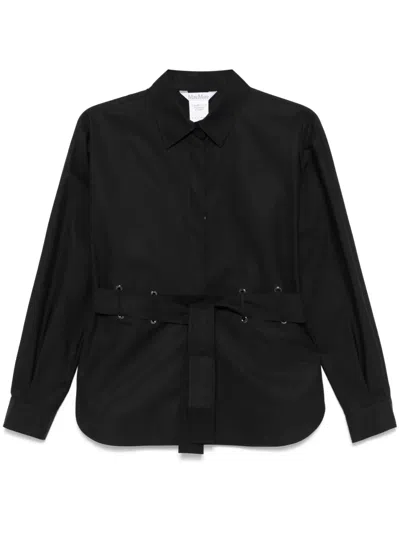 Max Mara Juglas Shirt In Black