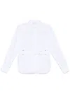 Max Mara Boxy-fit Drawstring Shirt In White