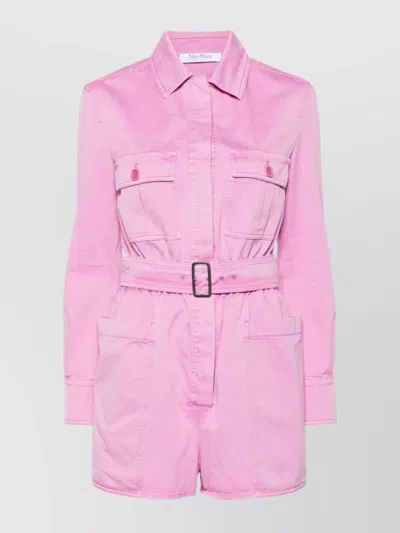 Max Mara Sfilata Woman Playsuit Pink Size 4 Cotton