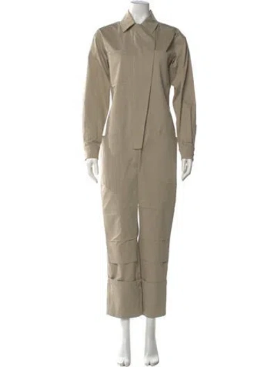 Pre-owned Max Mara Jumpsuit In Neutral