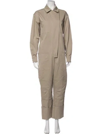 Pre-owned Max Mara Jumpsuit In Neutrals