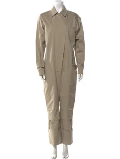 Pre-owned Max Mara Jumpsuit W/ Tags In Neutral