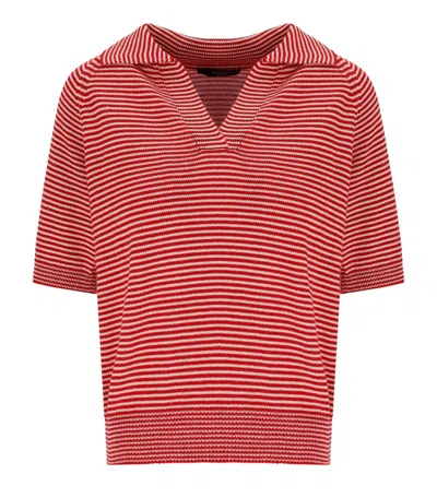 Max Mara Junior Red Poloshirt