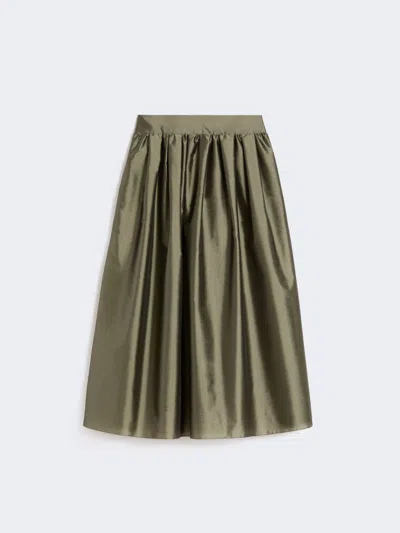 Max Mara Jupe Plissée En Organza In Multi