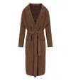 Shop Max Mara Kabul Brown Belted Cardigan