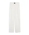 Max Mara Kadi Fabric Pants In White