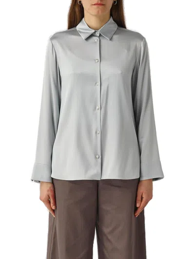 Max Mara Kadiak Button-up Shirt In Gray