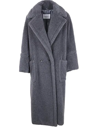 Max Mara Kadiak Coat In Grey