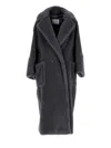Max Mara Kadiak Oversized Alpaca And Wool Teddy Coat In Gray
